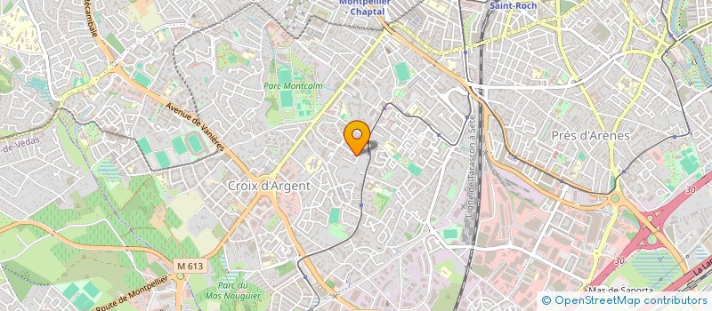 localisation de l'entreprise SCI BLP à MONTPELLIER