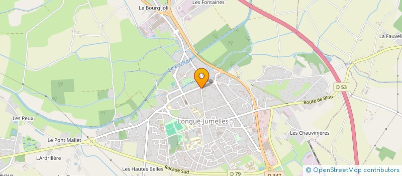 localisation de l'entreprise SCI BLP  LONGUE-JUMELLES