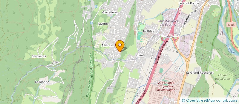 localisation de l'entreprise SCI BLP  CLAIX