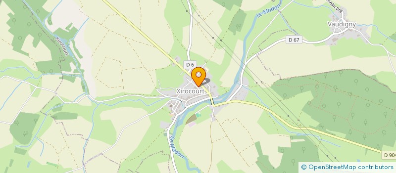 localisation de l'entreprise SCI BLR  XIROCOURT