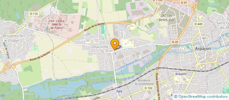 localisation de l'entreprise SCI BLRSVI  OLLAINVILLE