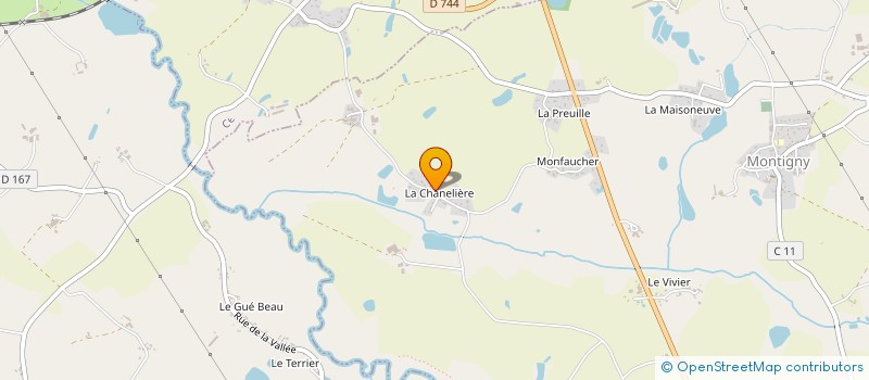 localisation de l'entreprise SCI BLS  LA FORET-SUR-SEVRE