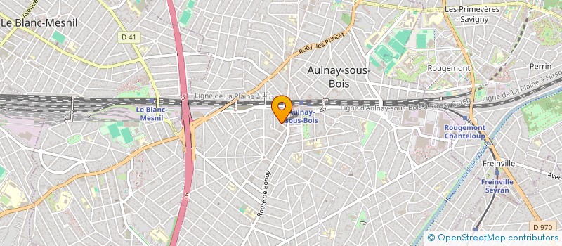 localisation de l'entreprise SCI BLS à AULNAY-SOUS-BOIS
