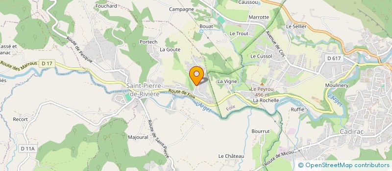localisation de l'entreprise SCI BLS à SAINT-PIERRE-DE-RIVIERE