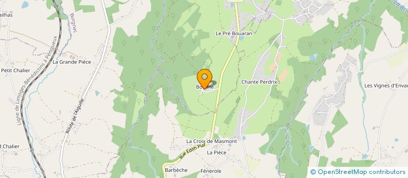 localisation de l'entreprise SCI BLSR  BOSMIE-L'AIGUILLE