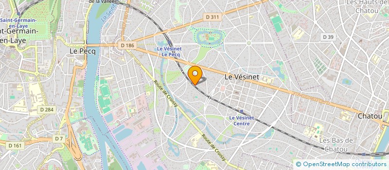 localisation de l'entreprise SCI BLT  LE VESINET