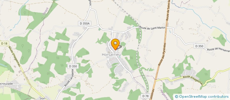 localisation de l'entreprise SCI BLT  HORSARRIEU