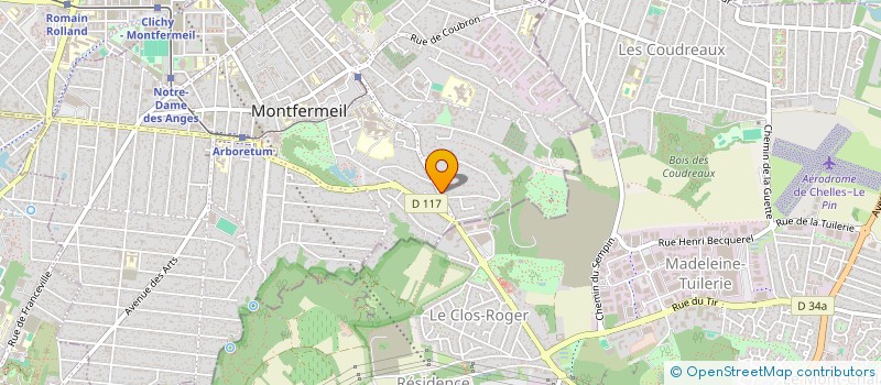 localisation de l'entreprise SCI BLU AFFITTI  MONTFERMEIL