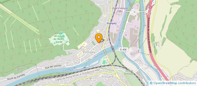 localisation de l'entreprise SCI BLUE AND CO  POMPEY