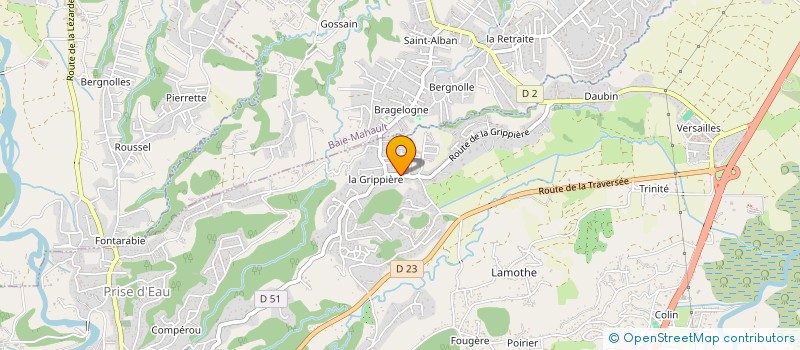 localisation de l'entreprise SCI BLUE BAY à PETIT-BOURG