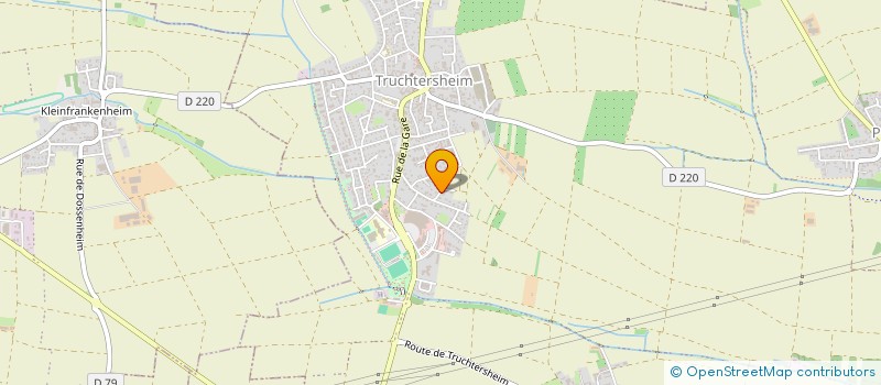 localisation de l'entreprise SCI BLUE BELL  WIWERSHEIM