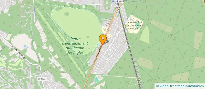 localisation de l'entreprise SCI BLUE CRISTAL  CHANTILLY