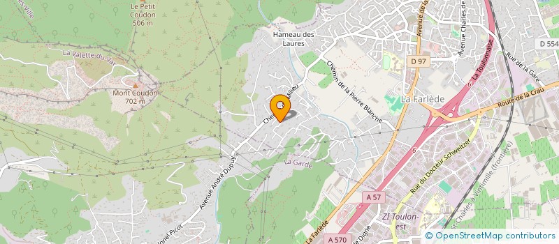 localisation de l'entreprise SCI BLUE INVEST  LA FARLEDE