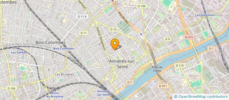 localisation de l'entreprise SCI BLUE LIMONE à ASNIERES-SUR-SEINE