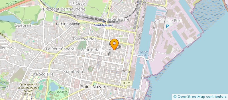 localisation de l'entreprise SCI BLUE NOTE  SAINT-NAZAIRE