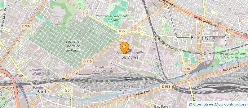 localisation de l'entreprise SCI BLUE ROC INVEST  BOBIGNY