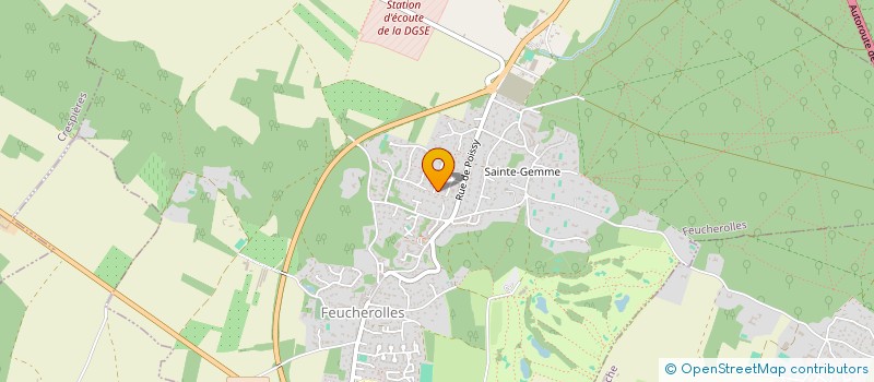 localisation de l'entreprise SCI BLUE ROYAL  CHAVENAY