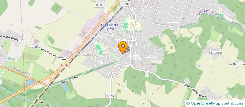 localisation de l'entreprise SCI BLUE TEAM  LES ESSARTS-LE-ROI