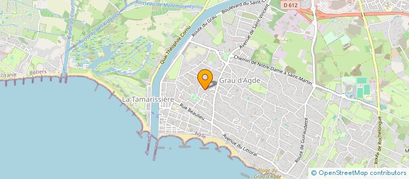 localisation de l'entreprise SCI BLUE WIND  AGDE