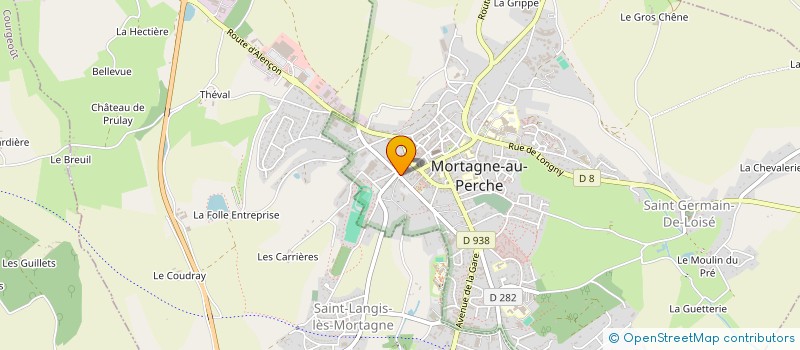 localisation de l'entreprise SCI BLUEBERRY à MORTAGNE-AU-PERCHE