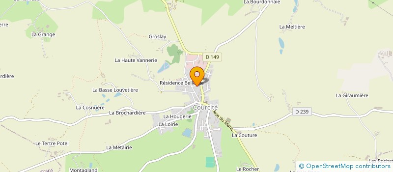 localisation de l'entreprise SCI BLUEBERRY  VILLAINES LA JUHEL