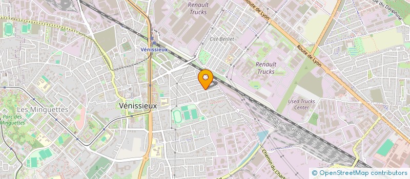 localisation de l'entreprise SCI BLUEBERRY  VENISSIEUX