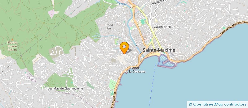 localisation de l'entreprise SCI BLUEBIRD à SAINTE-MAXIME