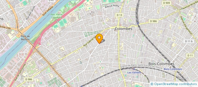 localisation de l'entreprise SCI BLUESOM à COLOMBES