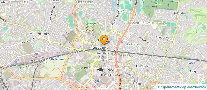 localisation de l'entreprise SCI BLUM à VILLENEUVE-D'ASCQ