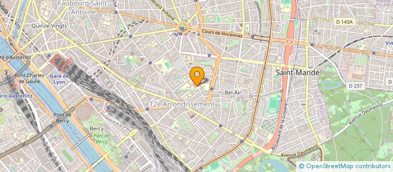 localisation de l'entreprise SCI BLUM  PARIS