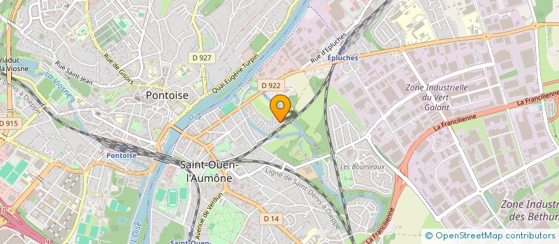 localisation de l'entreprise SCI BLUM à SAINT-OUEN-L'AUMONE