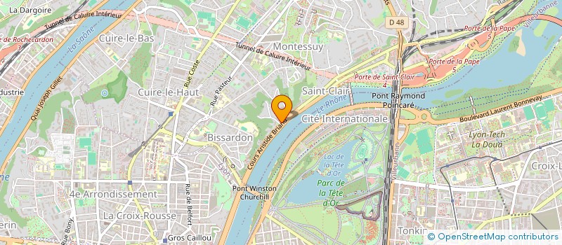 localisation de l'entreprise SCI BLUM  CALUIRE-ET-CUIRE