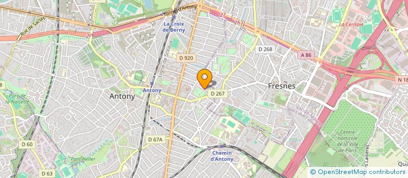 localisation de l'entreprise SCI BLV à ANTONY