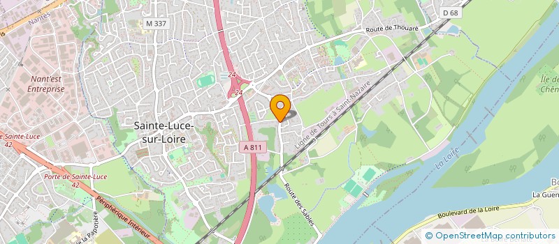 localisation de l'entreprise SCI BLV  SAINTE-LUCE-SUR-LOIRE