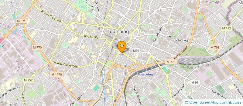 localisation de l'entreprise SCI BLVC  TOURCOING