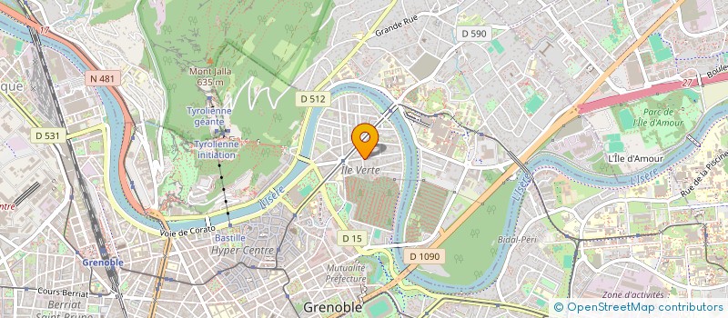 localisation de l'entreprise SCI BLYM à GRENOBLE