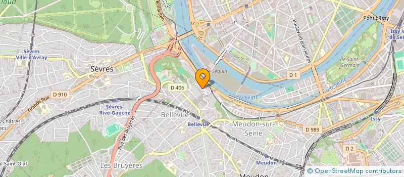 localisation de l'entreprise SCI BLYTHE à SEVRES