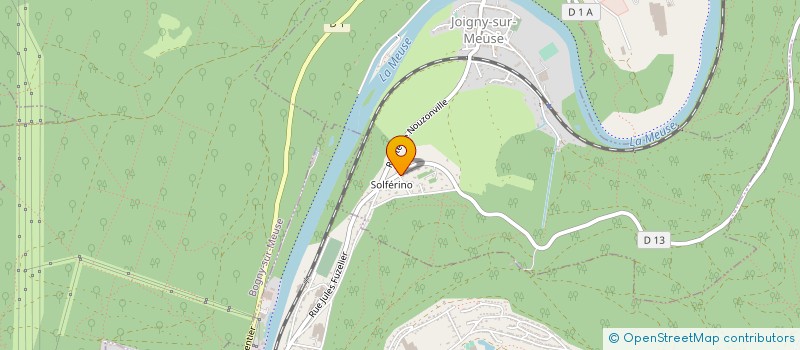 localisation de l'entreprise SCI BLZ  JOIGNY-SUR-MEUSE