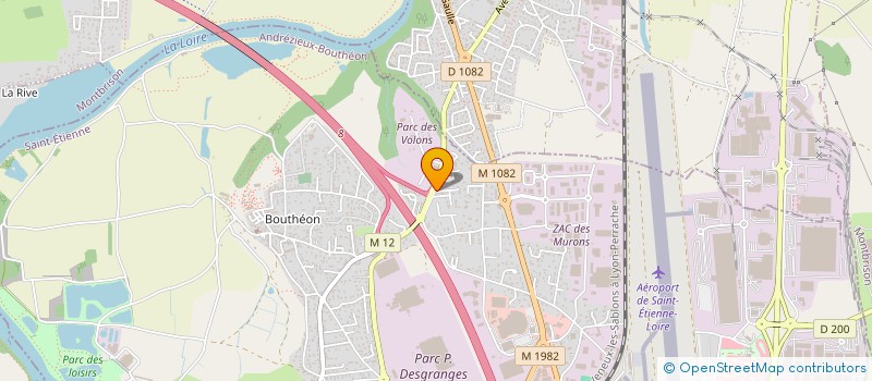 localisation de l'entreprise SCI BM 2 CN  ANDREZIEUX-BOUTHEON