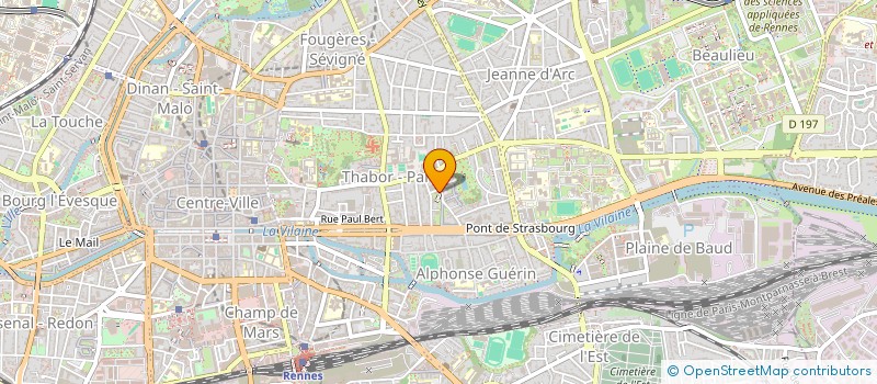 localisation de l'entreprise SCI BM 35 CH  RENNES