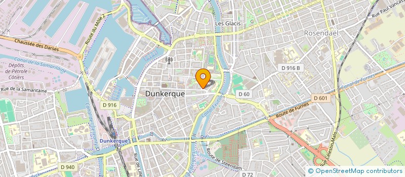 localisation de l'entreprise SCI BM à DUNKERQUE