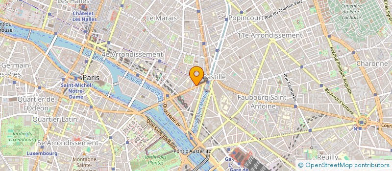 localisation de l'entreprise SCI BM  PARIS