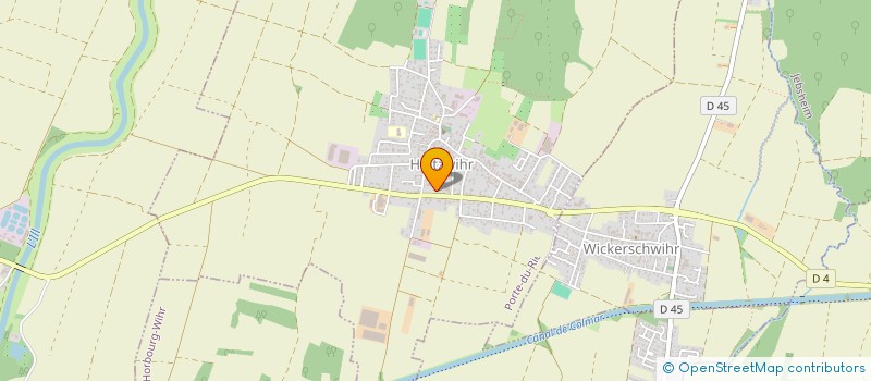 localisation de l'entreprise SCI BM  WICKERSCHWIHR