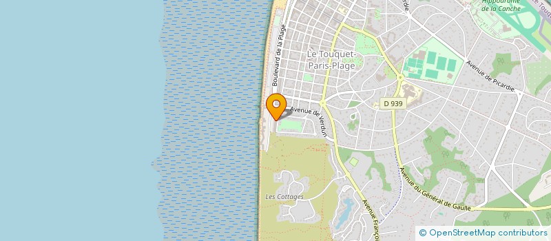 localisation de l'entreprise SCI BM à LE TOUQUET-PARIS-PLAGE