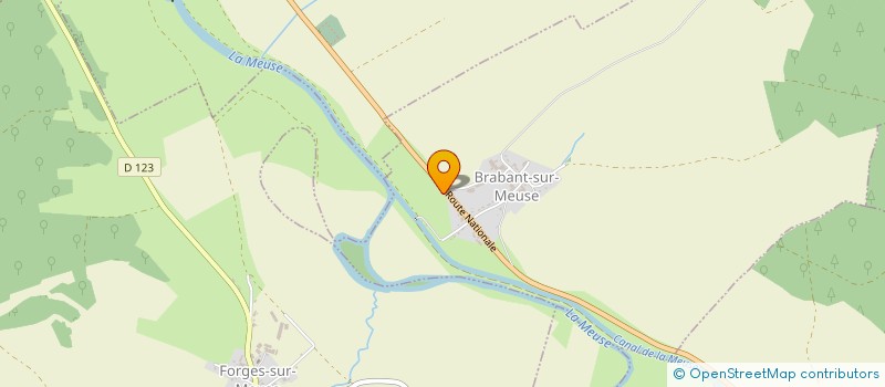 localisation de l'entreprise SCI BM à BRABANT-SUR-MEUSE