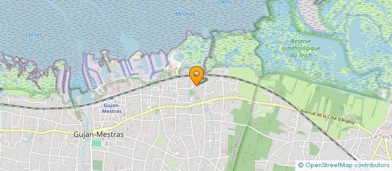 localisation de l'entreprise SCI BM  GUJAN-MESTRAS