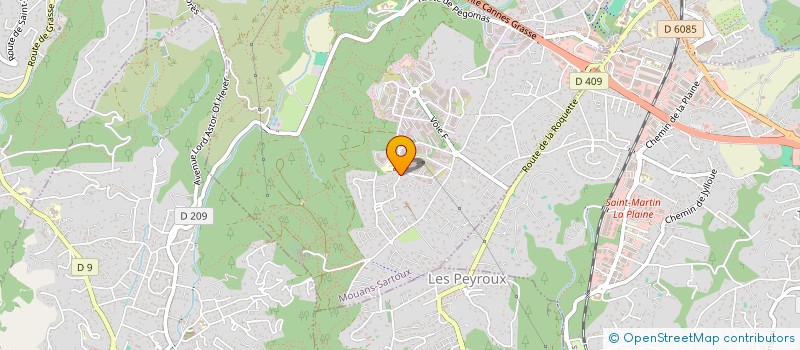 localisation de l'entreprise SCI BM à MOUANS-SARTOUX