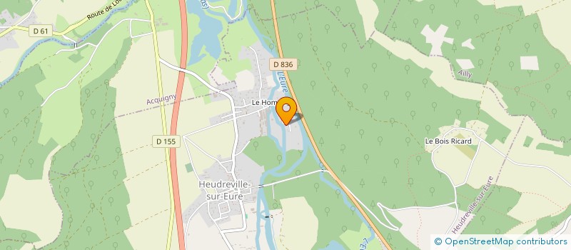 localisation de l'entreprise SCI BM  HEUDREVILLE-SUR-EURE