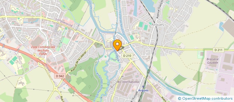 localisation de l'entreprise SCI BM  ARQUES