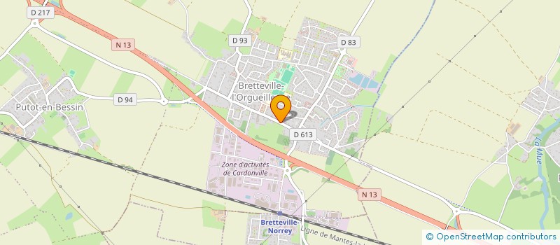 localisation de l'entreprise SCI BM  ROTS